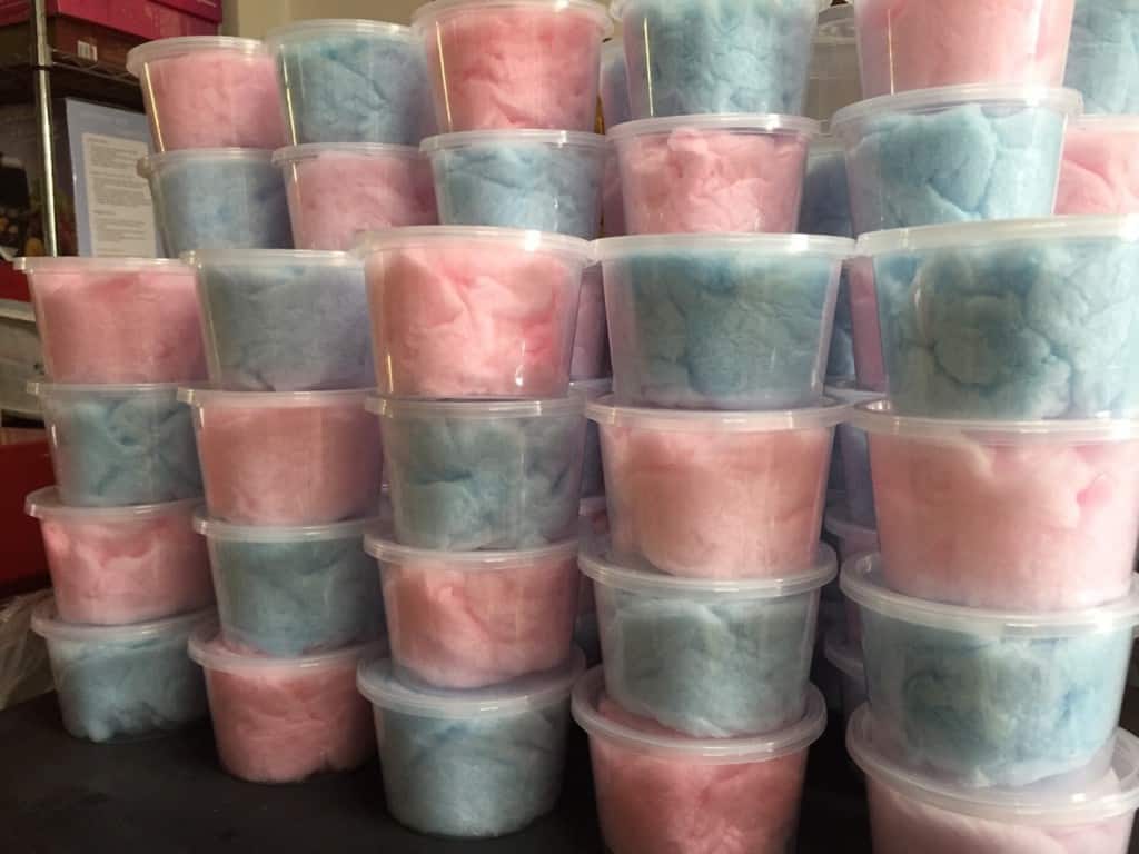 pre-pack cotton candy floss