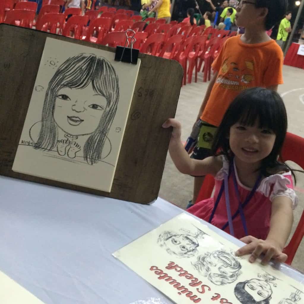 cartoon drawing Singapore